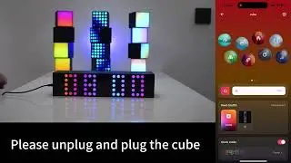 Yeelight Cube | Clock mode operation