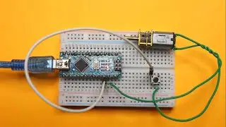 Control Metallic Gear DC Motor using Push button | DC motor ideas | DC motor project ideas