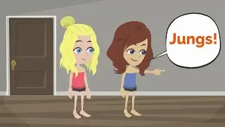 Deutsch lernen | Mia und Lena gehen zu den JUNGS!