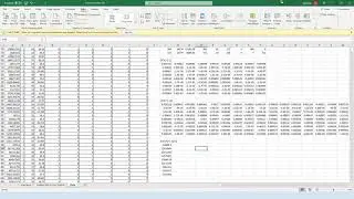 Multiple Linear Regression Example using Indicator Variable, Find LSE using Matrices & Excel Toolpak