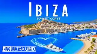 Ibiza 4K Drone Footage | Sunset Beaches, Island Coast & Clear Water