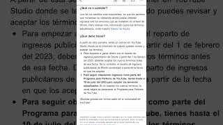 😱 Haz ESTO o Youtube te QUITA del YPP!!