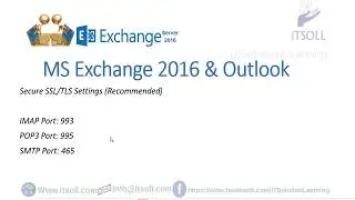 25  Microsoft Exchange 2016 Outlook Configuration in Urdu Hindi Lecture 25 Exchange 2016