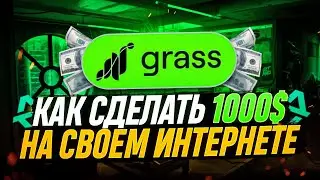 GRASS МАЙНЕМ ТОКЕНЫ НА СВОЕМ ИНТЕРНЕТ ТРАФИКЕ | AIRDROP ПОДТВЕРЖДЕН!