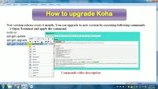 How to update and upgrade from koha | Lib Power Tech | Tamil (தமிழ்)