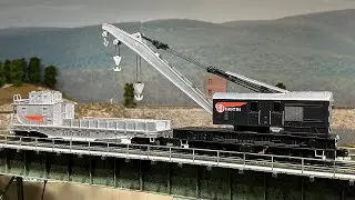 Work Train Gem: Atlas O Gauge Crane Car With Tender