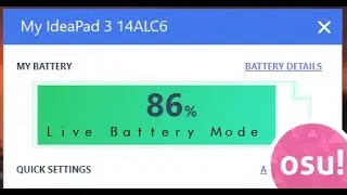 KALO STREAM INI SELESAI BERARTI BATRE LAPTOPNYA ABIS, TEST BATRE NGE LIVE OBS + OSU!  Ryzen 3 5300U