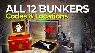 All 12 Bunkers in Verdansk - (Secret codes Explained)
