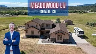 $1.585M Home for Sale in Sedalia, CO | Drone Fly Through