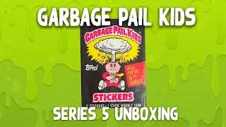 Garbage Pail Kids - Series 5 Wax Pack Unboxing GPK 1986