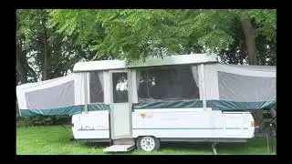 1998 Coleman Popup Camper walk around tour | Coleman pop-up camper