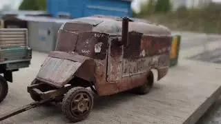 Советы моделисту 6. Сараи из автобусов 1:43 и как их делать.