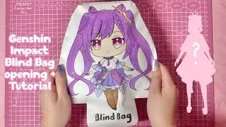 Genshin Impact 🩵 Blind bag opening + tutorial | ASMR | sanriolve