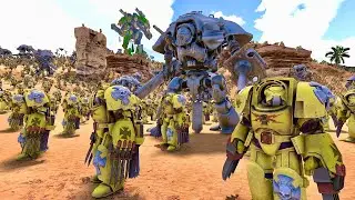 SPACE MARINE in Canyon vs 8,000,000 Zombies! - UEBS 2 | WARHAMMER 40K