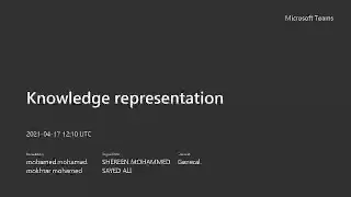AI SEC #03 | Knowledge representation