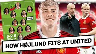 How Rasmus Højlund Fits In At United & Transforms Ten Hag's Attacking Style