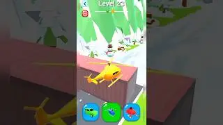 Shape Shifting Game Level 23 | Lets Transform #shorts #games