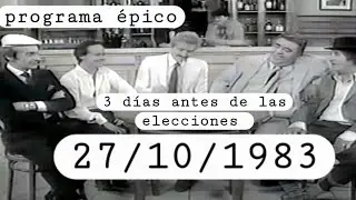 CONTROVERSY AT THE BAR LAST PROGRAM 1983, LAST PROGRAM BEFORE THE 1983 ELECTIONS