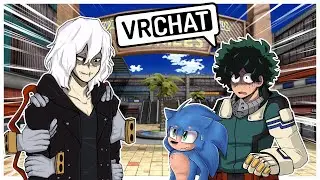 Movie Sonic and Deku Meet Shigaraki In VRCHAT!!