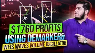 $1760 Profits using Demarker& Weis Waves Volume Oscillator!