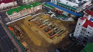 Строительство Дома дружбы народов в Йошкар-Оле | Апрель 2021 г. | Республика Марий Эл