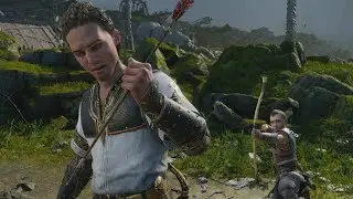 God of War Ragnarok (PS5) - Atreus (Loki) Meets Heimdall (Get's Whopped) [1080p 60FPS HD]