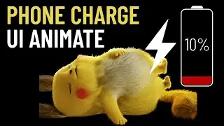 Phone Charge UI animate expression After effect Tutorial