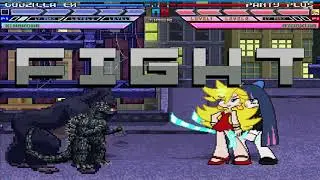 mugen godzilla/king kong vs panty/stocking