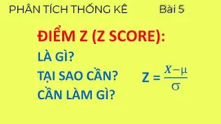 Điểm z (z score) là gì? | Phân Tích Thống Kê 5 | Learn to do SCIENCE