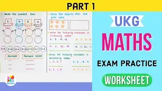 Daily Practice Worksheets for UKG/ UKG Maths Worksheet/ Maths worksheet for UKG /UKG Latest Syllabus