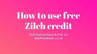 How to use free £10 Zilch reward balance