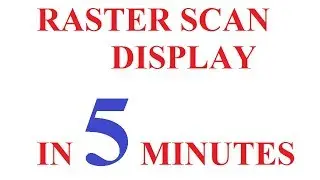 raster scan display in computer graphics | raster scan display advantages and disadvantages