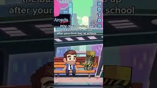 Listening to the Jetpack Joyride 2 LoFi radio while waiting for the bus 🎧 #shorts #jetpackjoyride2