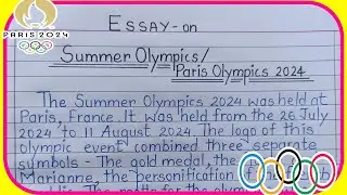 Olympics 2024 essay | essay on paris Olympics 2024 | paris olympic 2024 essay