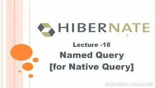 named query for native query in hibernate