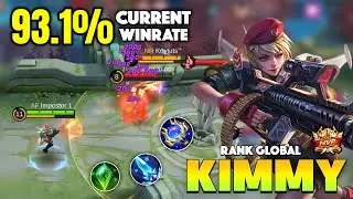 KIMMY BEST BUILD AND GAMEPLAY 2022 ~ KIMMY TOP GLOBAL 2022 ~ MOBILE LEGENDS