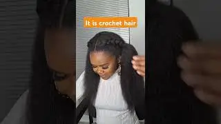 Cute crochet hairstyle