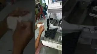 Service mesin fotocopy tahap akhir, membersihkan laser unit. Semoga bagus  kembali hasilnya.