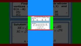 What are 3 vertices of a triangle?What is formula of triangle?How do you find vertices of a triangle