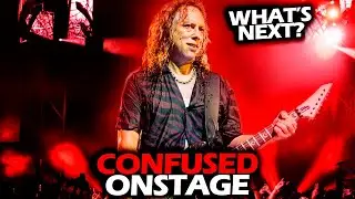 KIRK HAMMETT FORGETTING THINGS ON STAGE LIVE (2024) #METALLICA