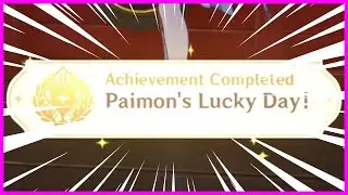 Only LUCKY people can get this achievement
