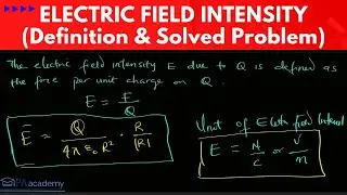 Electric Field Intensity: Definition, Formula, Units, Examples. Everything Explained! PA Academy