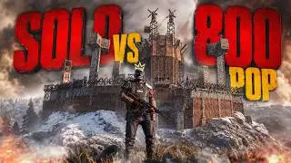 I Built on the ONLY Mountain Nobody Could Raid on an 800 Pop Server | Rust Movie