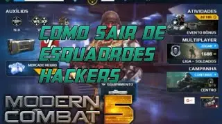 Como sair de esquadrões hackers no mc5