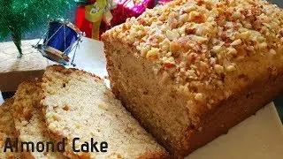 Easy Almond Cake Recipe Without Oven in Hindi | बिना ओवन के घर पे बनाए  बादाम का केक