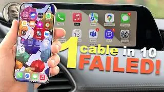 CarPlay not working with iPhone 15 Pro? TEN Type-C Cables Tested | Mazda 3 BP with USB-A Port