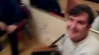 В раздевалке перед выступлением