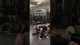 Dumbbell Bench Single Arm Drop Catch