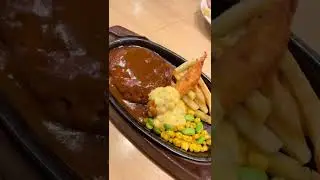 ガスト　ハンバーガーとエビフライ　バーガー