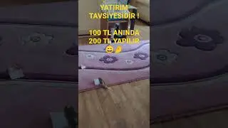 YATIRIM TAVSİYEDİR! BU FIRSAT KAÇMAZ!! PARANIZ ANINDA 2X YAPILIR 🤌🤌